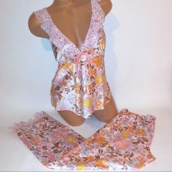 Victoria Secret Floral Flouncy PJ Set NWT
